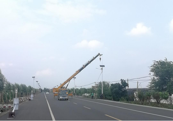 光電國外客戶多次下單LED路燈產(chǎn)品